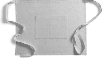 Solino Home Linen Apron 21 x 27 Inch for Dining Table, Holiday and Everyday Table Decor - Classic Linen Bistro Apron in Light Grey at Nordstrom, Size