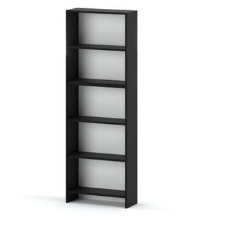 OEM Estanter&iacute;a De Oficina Negra 60 Cm 5 Estantes Librer&iacute;a De Juguete Loft