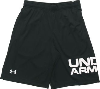 Under Armour Tech Wordmark Sports Shorts Black White 1351653-001
