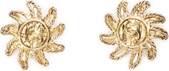 Chanel CC Sun Clip On Earrings Oorbellen