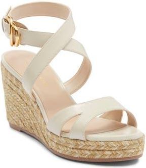 Stuart Weitzman Zuzu Espadrille Wedge Sandal in Oat at Nordstrom Rack, Size 11.5