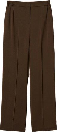 Twinset Broeken, Dames, Bruin, XL, Polyester, Pantalone C/Elastico
