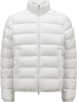 Moncler Doudoune Courte Baudinet - Heren - Winterjassen - Wit - S - Polyester - Jassen