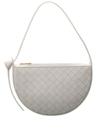 Bottega Veneta Sunrise Mini Intrecciato Leather Hobo Bag