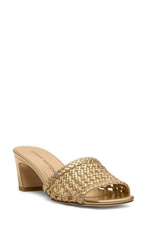 Stuart Weitzman Marina Slide 50 in Golden at Nordstrom, Size 7.5