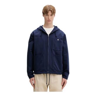 Kenzo Heren, Jassen, Blauw, Maat: M Katoen