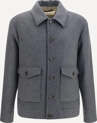 Valentino Giacca in lana e cashmere Man 48