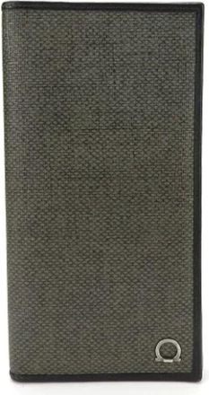 Ferragamo Pre-owned Wallets, male, Black, Size: ONE SIZE Pre-owned Gancini Long wallet (bi-fold)