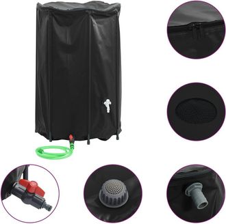 vidaXL Dep&oacute;sito De Agua Plegable Con Grifo Pvc 1000 L Vidaxl