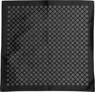 Dolce & Gabbana Foulard Pocket Square - Heren - Accessoires - Zwart - ONE Size - Accessoires