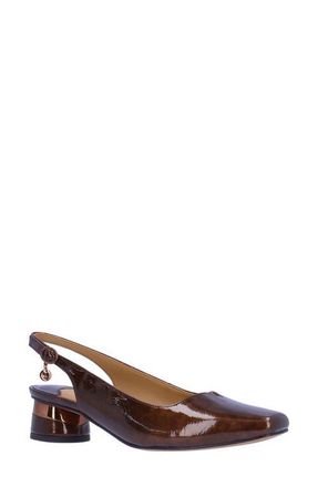 J. Reneé Taveta Slingback Pump in Bronze at Nordstrom, Size 6.5