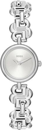 HUGO BOSS Double B Dressy Horloge - Dames - Accessoires - Grijs - Maat: ONE Size