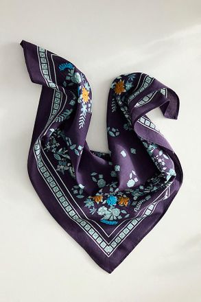 Terrain Embroidered Fall Floral Bandana