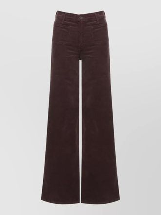 Mother corduroy straight-leg trousers