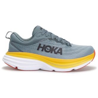 Hoka One One Hoka Bondi 8 Textile Mens Running Trainers - Goblin Blue Mountain Spring - Size:UK 10.5