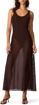 Steve Madden Sharlene Sleeveless Maxi Dress in Chicory Coffee at Nordstrom, Size X-Large