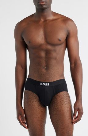 BOSS 3-Pack Power Stretch Cotton Briefs in Black at Nordstrom, Size Xx-Large
