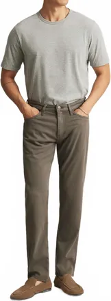 Mavi Marcus Slim Straight Pant In Sage Herringbone