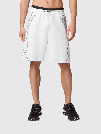 Plein Sport Shorts sportivi in jersey al ginocchio con stampa grafica