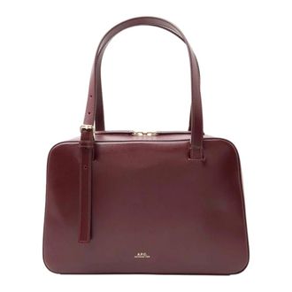 A.P.C. Handbags, female, Red, Size: ONE SIZE Virginie Box Bag