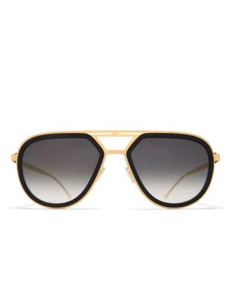 Mykita Cypress sunglasses - unisex - Steel/Nylon - 54 - Black