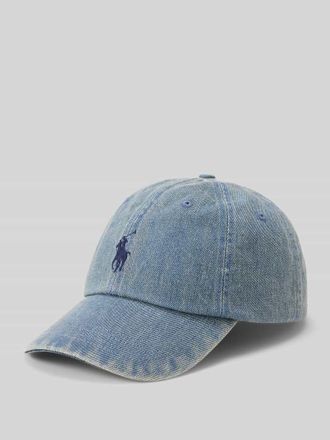 Polo Ralph Lauren Basecap aus Denim mit Logo-Stitching in Jeansblau, Gr&ouml;&szlig;e 1