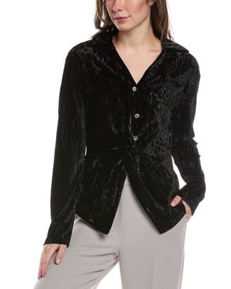 Joseph Ribkoff Ribbed Velvet Blouse