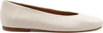 Andrea Gomez Dalia Leather Ballerina Flat in Off White at Nordstrom, Size 38.5