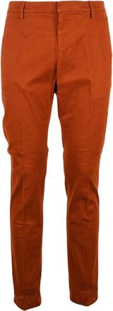 Dondup Broeken, Heren, Oranje, W35, Katoen, Gaubert Broek