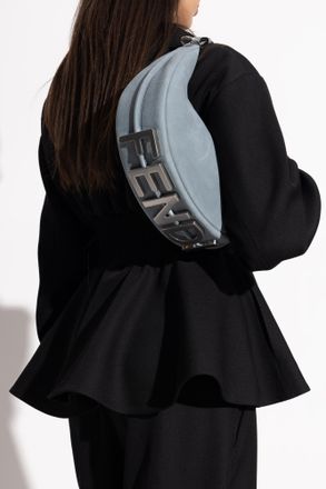 Fendi Shoulder Bag Fendigraphy Small, Womens, Blue