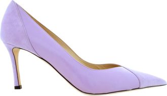Jimmy Choo London Cass 75 Mixed Leather Pumps, Brand Size 35.5 ( US Size 5.5 )