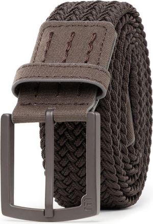 Travis Mathew Banks Closed 2.0 Woven Belt in Coffee at Nordstrom, Size X-Large