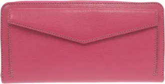 Cartier Pink Leather Long Wallet (Bi-Fold) (Pre-Owned)