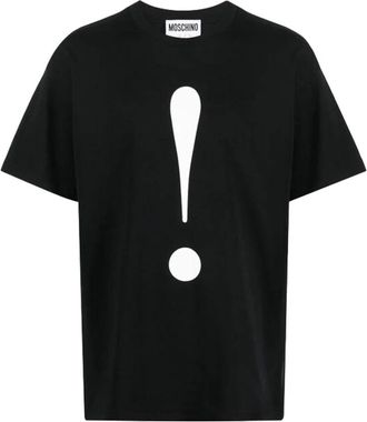 Moschino T-shirt - Heren - T-shirts - Zwart - XL - Katoen - Tops