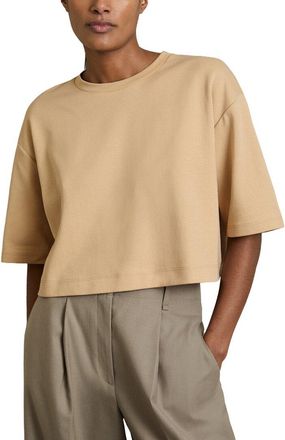 Reiss Alex Cropped Boxy T-Shirt