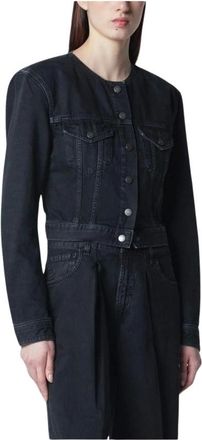 Haikure Chaqueta vaquera corta - Jackets - Mujer - Azul - M