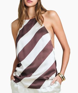 SER.O.YA Tilly Top In Brown