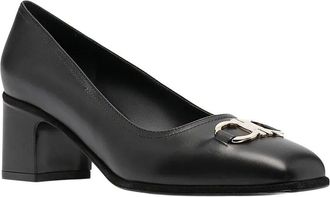 Ferragamo Gancini Leather Pump