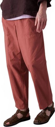 Toast Workwear Trousers In Red Brick