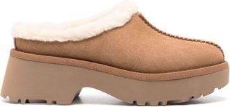 UGG New Heights mules - unisex - Suede - 10 - Brown