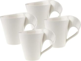 Villeroy & Boch NewWave Caff&egrave; Set of 4Mug in White at Nordstrom