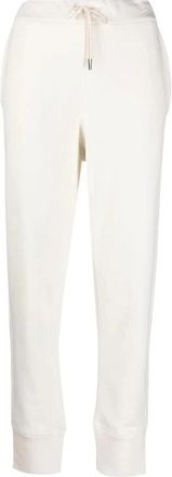 Jil Sander Trainingsbroeken - Dames - Sweatpants - Beige - M - Katoen - Broeken