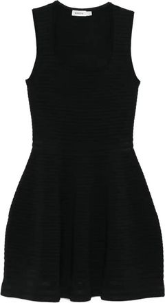 SIMKHAI Ribbed Sleeveless Dress - Womens - Rayon/Nylon/Polyester/Spandex/Elastane