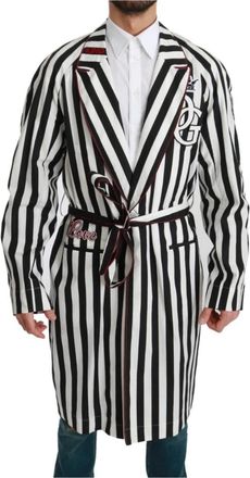 Dolce & Gabbana Robes - Heren - Badjassen - Veelkleurig - S - Katoen - Nachtkleding