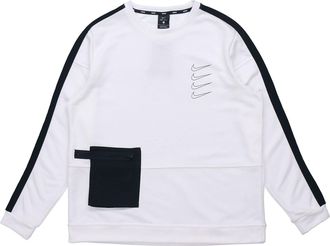 Nike Dri-Fit MenS Fleece Training Top White/Black DB4210-100