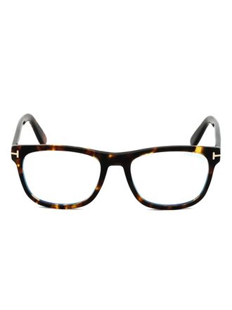 Tom Ford Eyewear square full-rim eyeglasses - men - Acetate - One Size - Brown