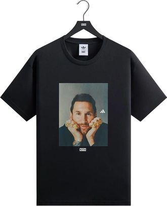 Kith x Messi for adidas Football Graphic T-Shirt Black ADKU4263