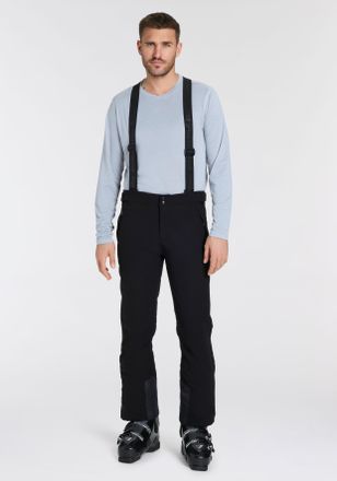 Killtec Skihose KILLTEC LAROK, Herren, Gr. S, N-Gr, schwarz, Obermaterial: 100% Polyester, Hosen Skihose, Wasserdicht