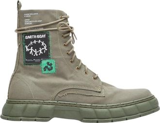 Viron Boots - Heren - Veterlaarzen - Groen - 46 EU - Schoenen