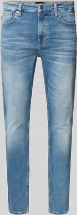 Boss Orange by Hugo Boss BOSS Orange Slim Fit Jeans aus Baumwoll-Mix Modell DELAWARE in Jeansblau, Gr&ouml;&szlig;e 30/32
